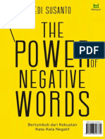 The Power of Negative Words Bertumbuh Dari Kekuatan Kata-Kata Negatif (Edi Susanto)