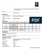 Resume - SALEEMULLAH CV - Format1