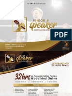 Brochure Certificacion Junior Speaker