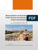 Manual Básico de Llenado para La Ficha Técnica de Información de Saneamiento