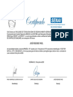 Certificado Assistente de Controle de Qualidade