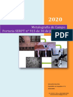 Metalografia de Campo NR 13 Edição 2020