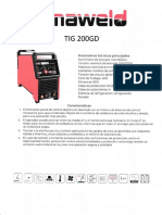Ficha Tecnica Maquina Tig 200GD