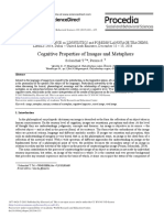 Solonchack - Cognitive Properties of Images and Metaphors