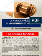 La Norma Juridica y El Ordenamiento Juridico Andres Eduardo Cusi Arredondo