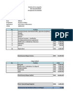 Presupuesto deslinde parcela 426 Higuey