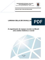 A organização do espaço escolar no Brasil