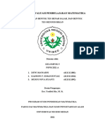 Makalah Evaluasi Pembelajaran Matematika 