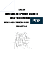 26 Elementos de expresion visual en 2D y 3D