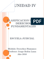 Derechos Fundamentales: Clasificación y Generaciones