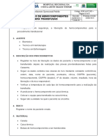 Pop 05 Liberação de Hemocomponentes para Transfusão