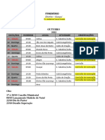 Itinerário Pr. Anderson - Outubro A Dezembro 2022 Corrigido