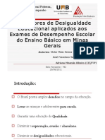 Indicadores de desigualdade educacional aplicados aos exames de desempenho escolar do ensino básico em Minas Gerais