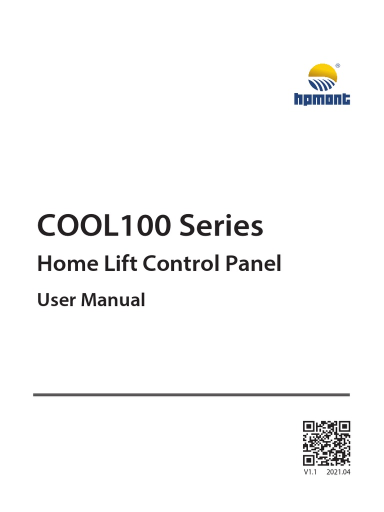 COOL100 Series Home Lift Control Panel User Manual V1.1 | PDF | Power