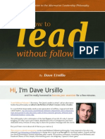 How to Lead Without Followers