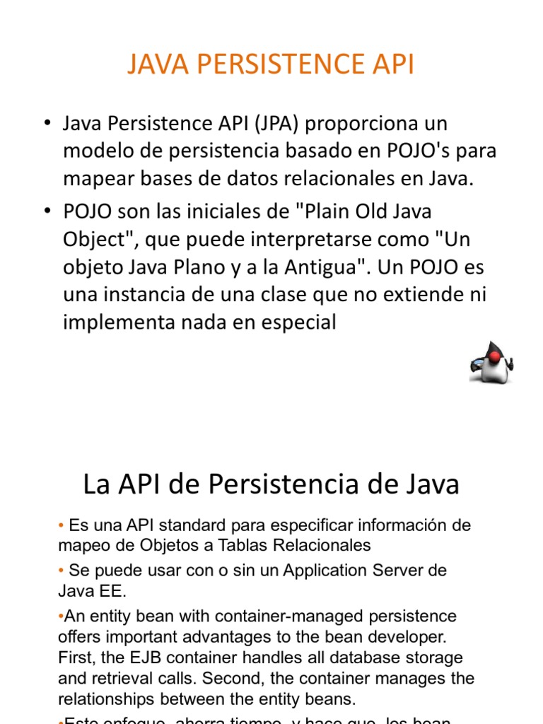 Introducción a JPA en Java | PDF | SQL | Mapeo Relacional de Objetos