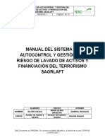 PW-DE-M-02 Manual Del Sistema de Autocontrol y Gestión SAGRLAFT