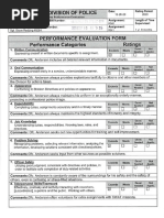 Officer Ricky Anderson Personnel File