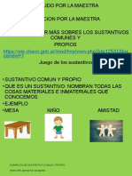 Exposicion Del Sustantivo