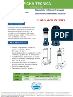 Ficha Tecnica Clorinador en Linea CRUMER