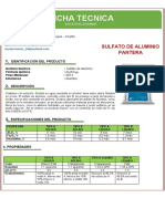 Sulfato de Aluminio Crumer Ficha Tecnica