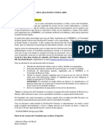 Indicaciones Consulado General de Sao Paulo Declaraciones Consulares
