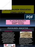 Unidad 1 La Psicología Educativa Como Ciencia