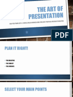 The Art of Presentation