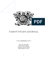 Tarot Study Journal TDM Rws Thoth SKT