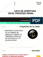 CLASE 3 El Alegato de Apertura en El Proceso Penal