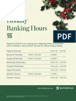Butterfield Holiday Hours Dec 2021 F