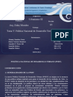 PNDU-UASD: Política Nacional de Desarrollo Territorial Urbano en la Universidad Autónoma de Santo Domingo