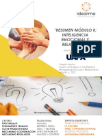 Resumen Modulo Inteligencia Emocional y Relacional Uapa Agosto 2022