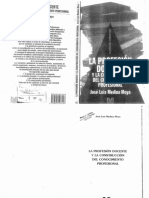 Medina Moya (2006) La Profesion Docente y La Construcción Del Conocimiento Profesional. Cap. 3