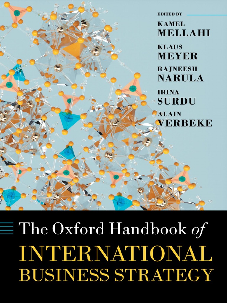 The oxford handbook of international business strategy oxford handbooks