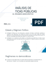 Análisis de políticas públicas y regímenes democráticos