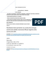 Nordeste Terá Aumento Na Conta de Energia Acima Da Média Nacional RN Já Registra Alta Acima de 20%