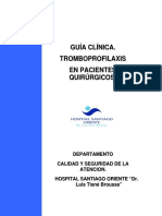 Protocolo Tromboprofilaxis en Pacientes Quirurgicos