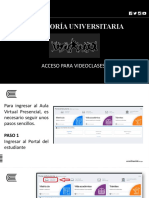 2.1 Induccion para Ingreso A Aula Virtual Presencial II A X 202120