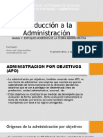 Modulo 5, Enfoques Modernos de La Teoria de Administracion