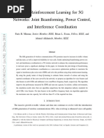 Deep Reinforcement Learning For 5G Networks: Joint Beamforming, Power Control, and Interference Coordination