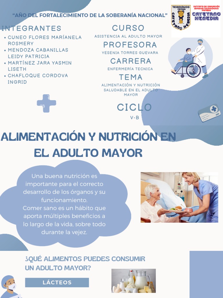 Adulto Mayor 2 | PDF | Alimentos | Nutrición