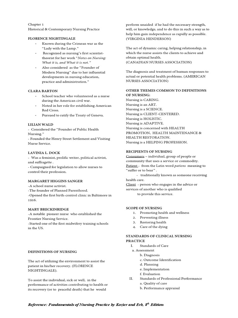 NCM 103: Foundations of Nursing Practice | PDF | Nursing | Health Care