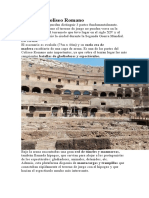 Distrbucion Del Coliseo Romano