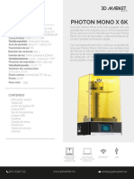 Ficha Tecnica Impresora 3D Photon-Mono-6k