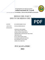 Analisis Descriptivo de Riesgo y Efecto Del Pais