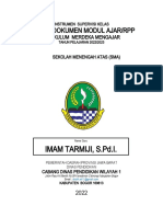 Instrumen Supervisi Guru - Telaah RPP 1 - Kurikulum Merdeka