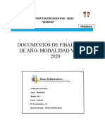 4u Documentos de Finalizacion de Año 2020 - Margos