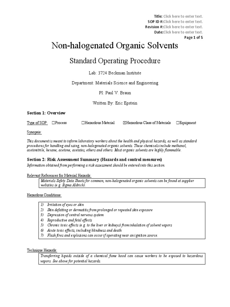 Non Halogenated Organic Solids PDF Solvent Firefighting