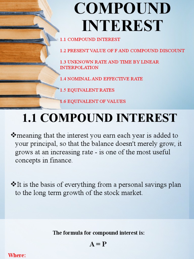 Compound Interest Calculation Guide | PDF | Compound Interest | Present ...